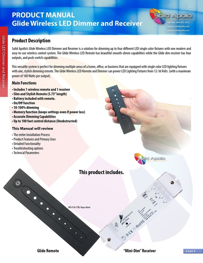 Solid Apollo Glide Wireless LED Manual de usuario