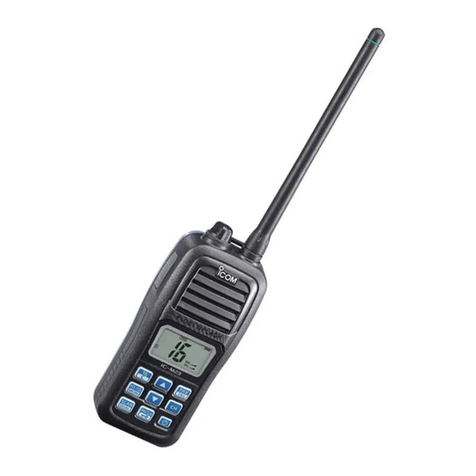 Icom IC-M23 Manual de usuario