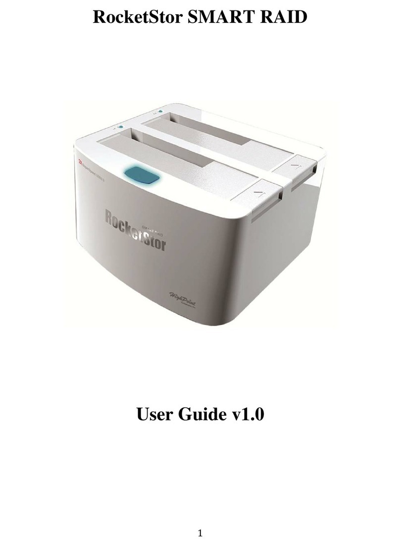 HighPoint RocketStor SMART RAID Manual de usuario