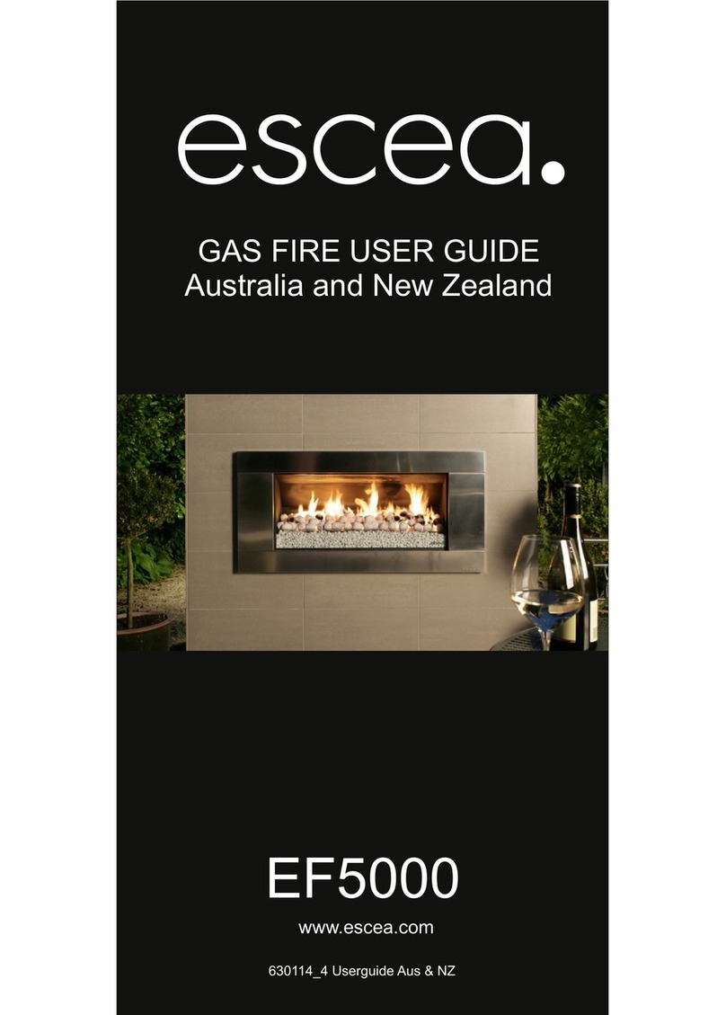 Escea EF5000 Manual de usuario