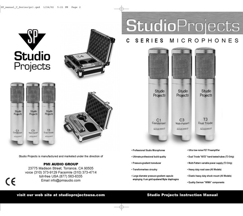 STUDIO PROJECTS C1 Manual de usuario