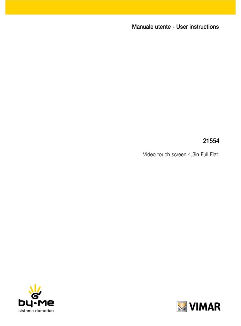 Vimar 21554 Manual de usuario