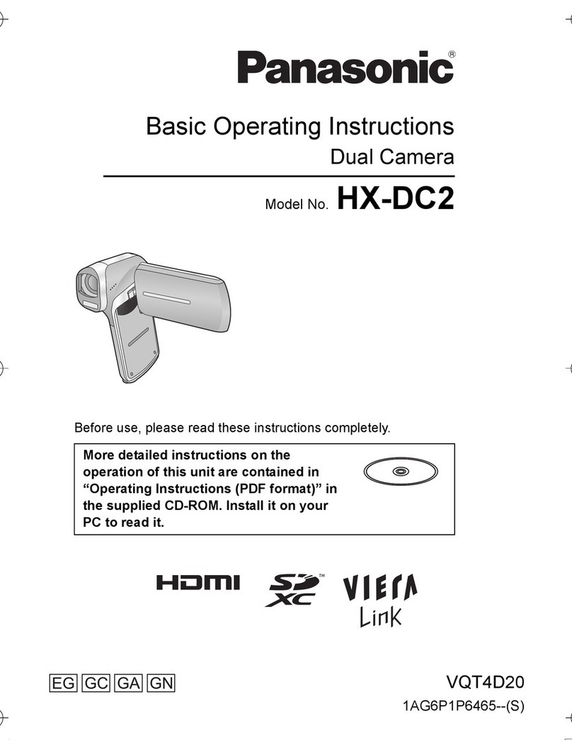 Panasonic HX-DC2 Especificaciones técnicas