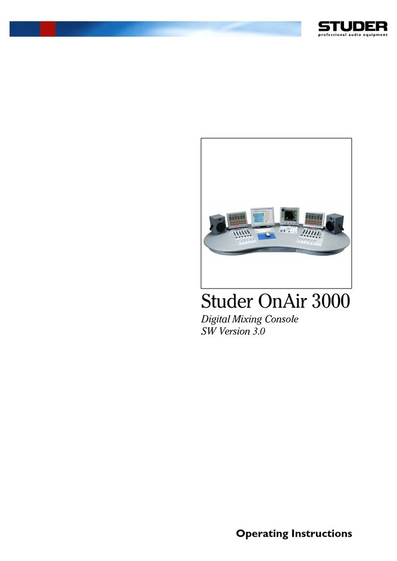 Studer OnAir 3000 Manual de usuario