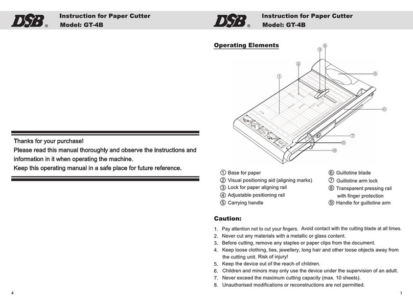 DSB GT-4B Manual de usuario
