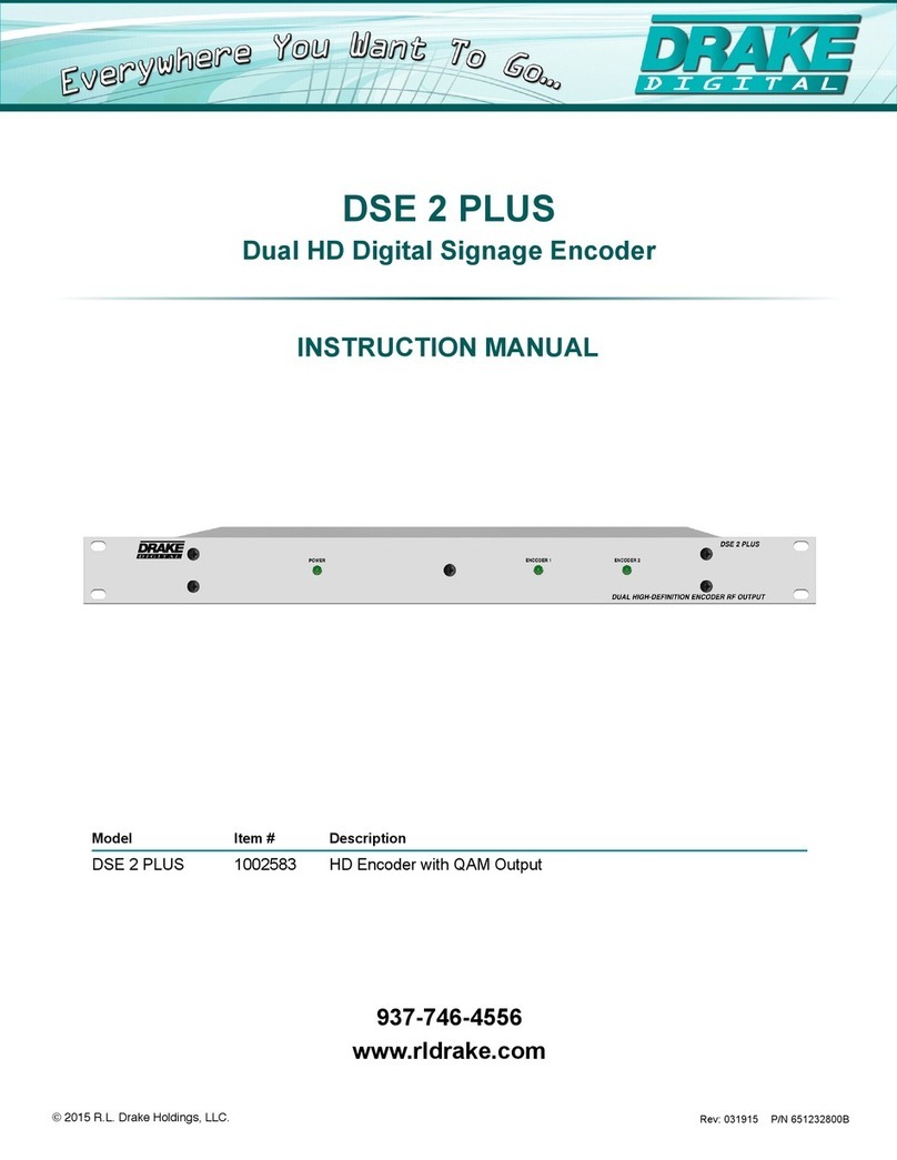 DRAKE DSE 2 PLUS Manual de usuario