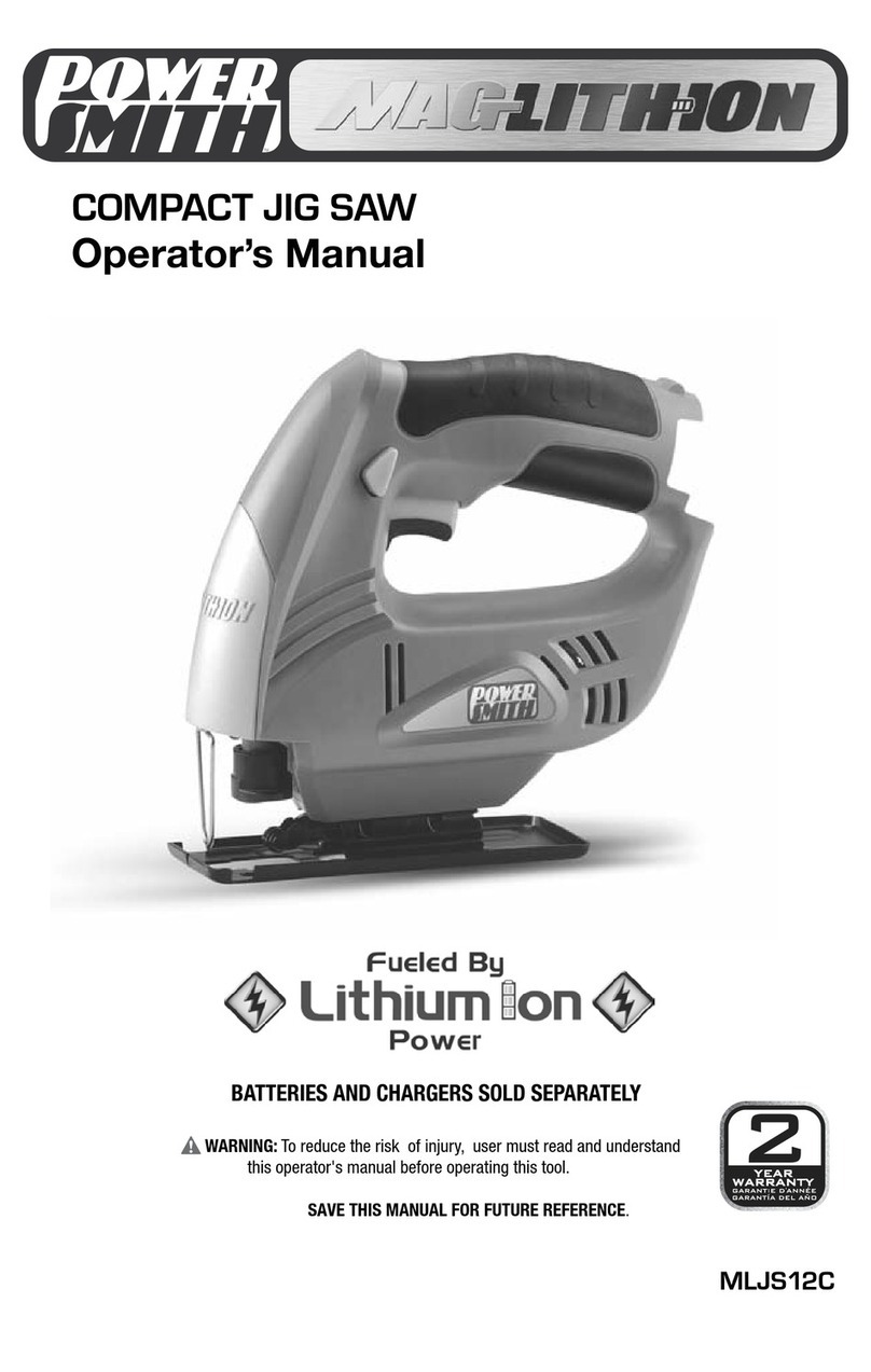 PowerSmith MLJS12C Manual de usuario