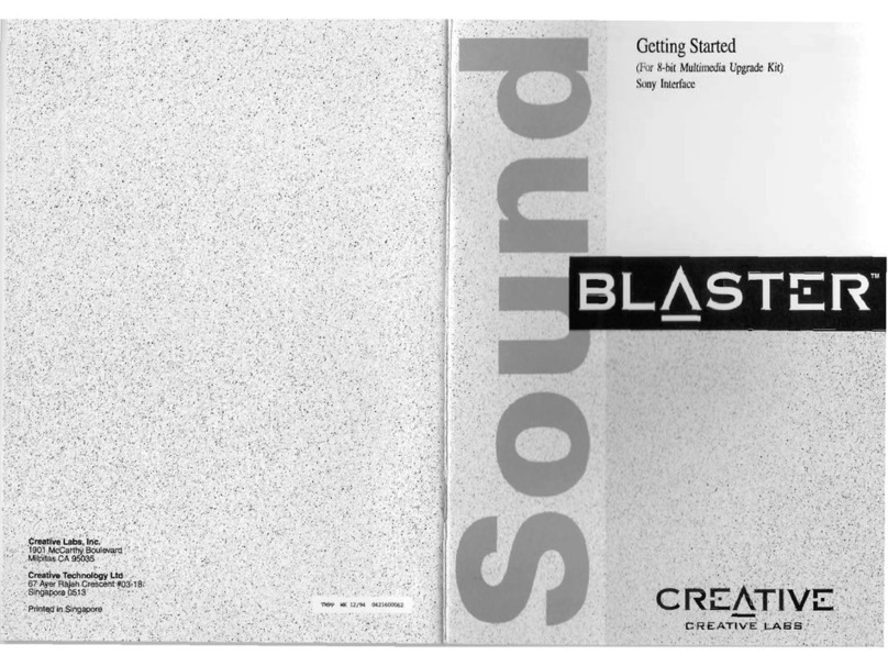 Creative Blaster Modem Manual de usuario