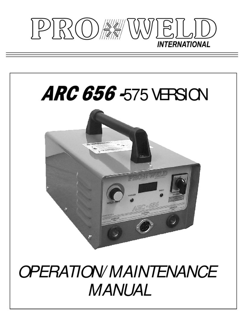 Pro-Weld ARC 656-575 VERSION Manual de usuario