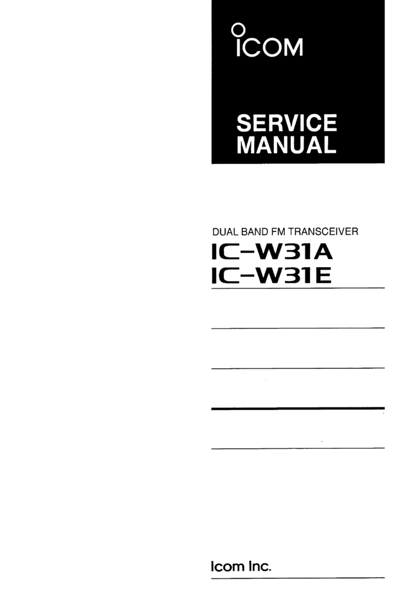 Icom IC-W31A Manual de usuario