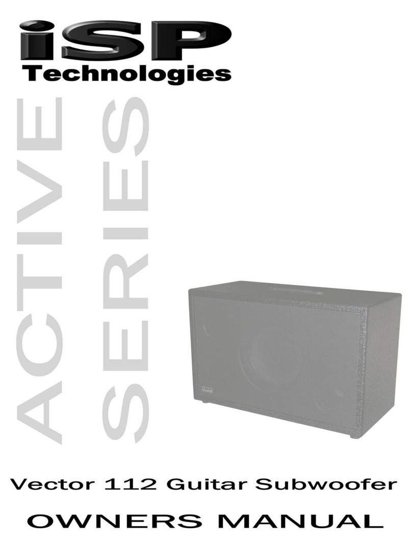 iSP Technologies Vector 112 Manual de usuario