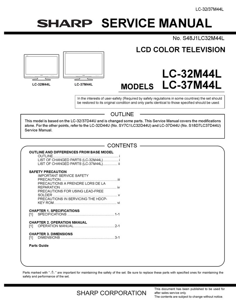 Sharp Aquos LC-32M44L Manual de usuario