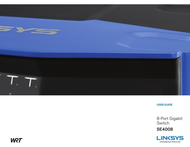Linksys SE4008 Manual de usuario