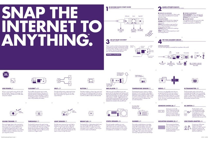 Littlebits Cloudbit Manual de usuario