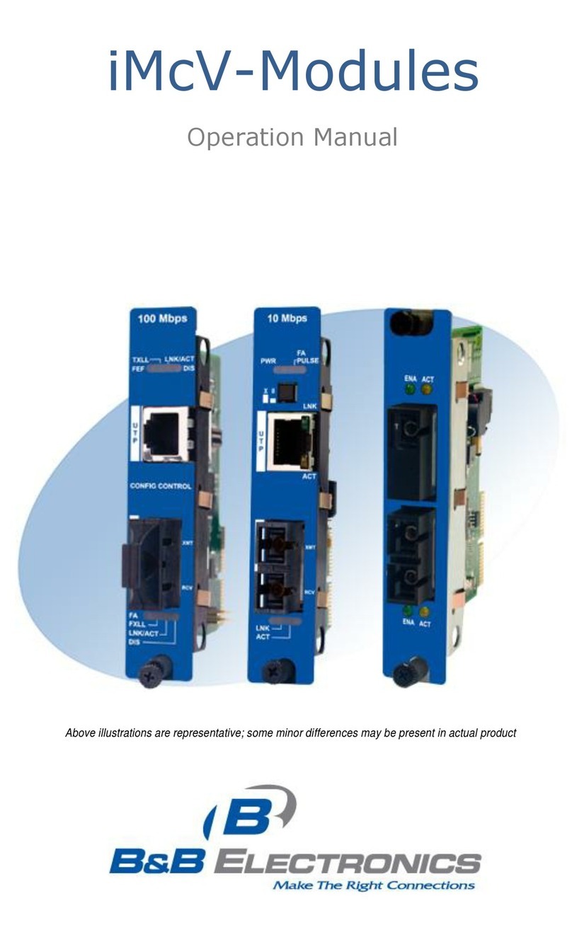 B&B Electronics iMcV-S2MM Manual de usuario