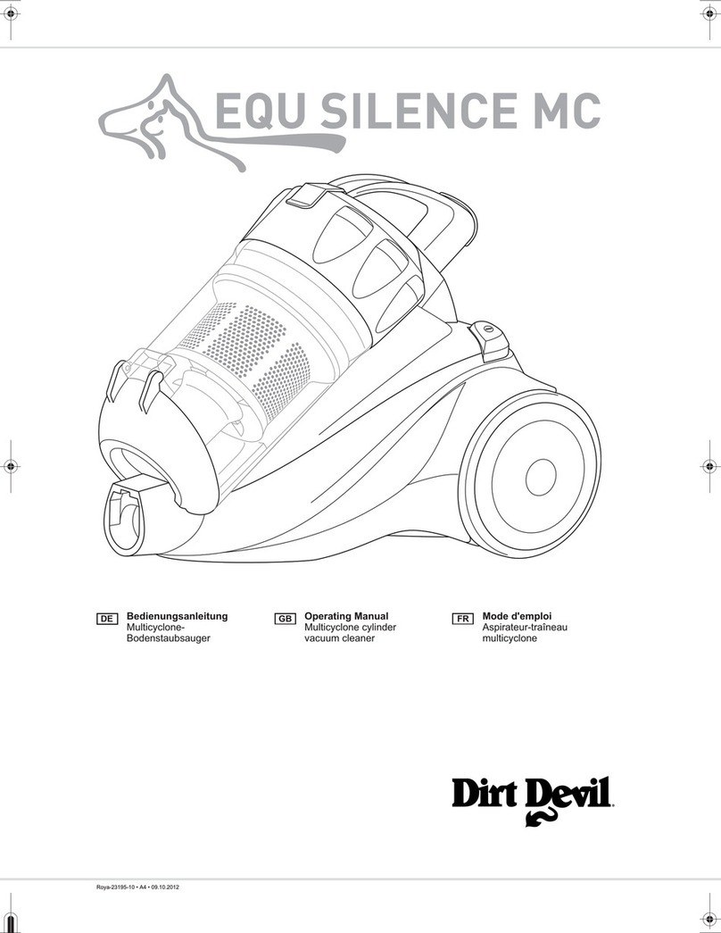 Dirt Devil EQU SILENCE MC Manual de usuario