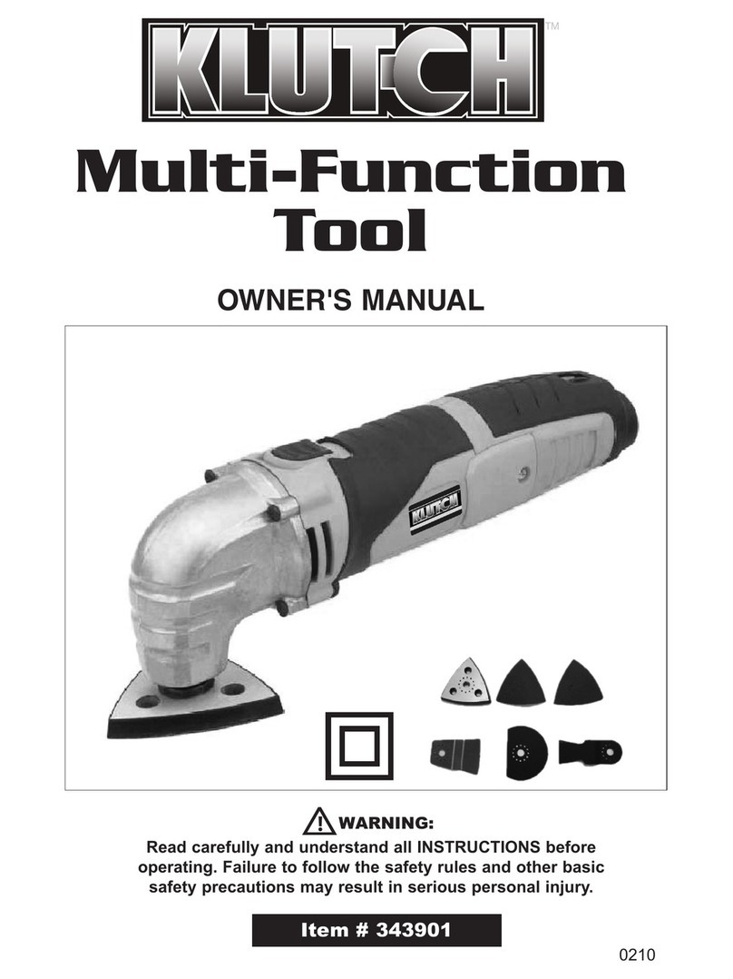 Klutch Multi-function Tool Manual de usuario
