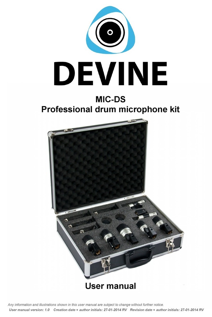 Devine MIC-DS Manual de usuario