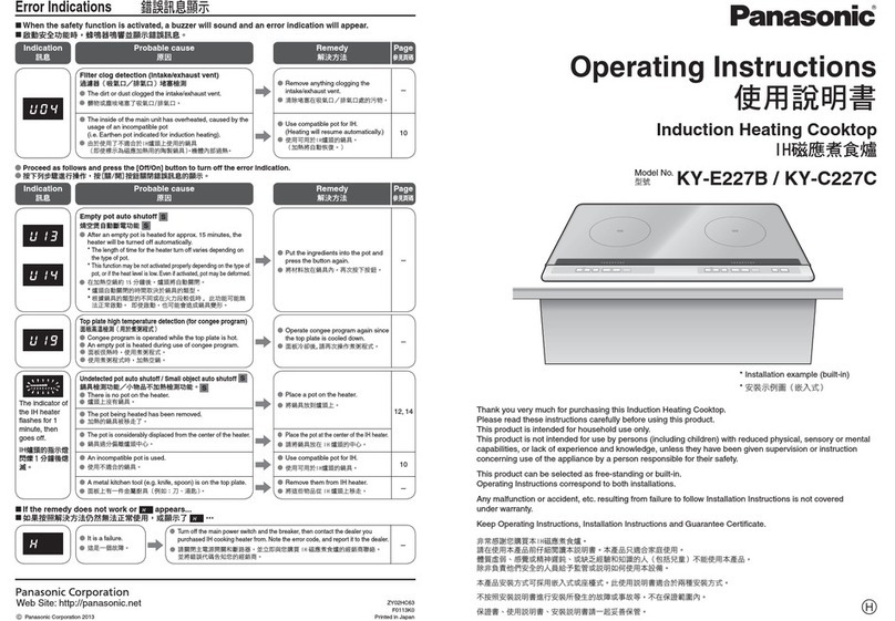 Panasonic KY-E227B Manual de usuario