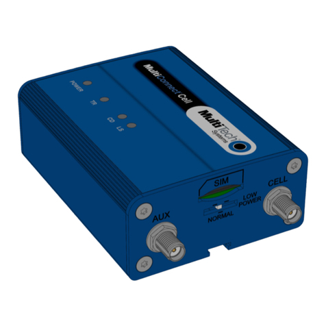 Multitech MultiConnect Cell 100 Series MTC-EV3 Manual de usuario