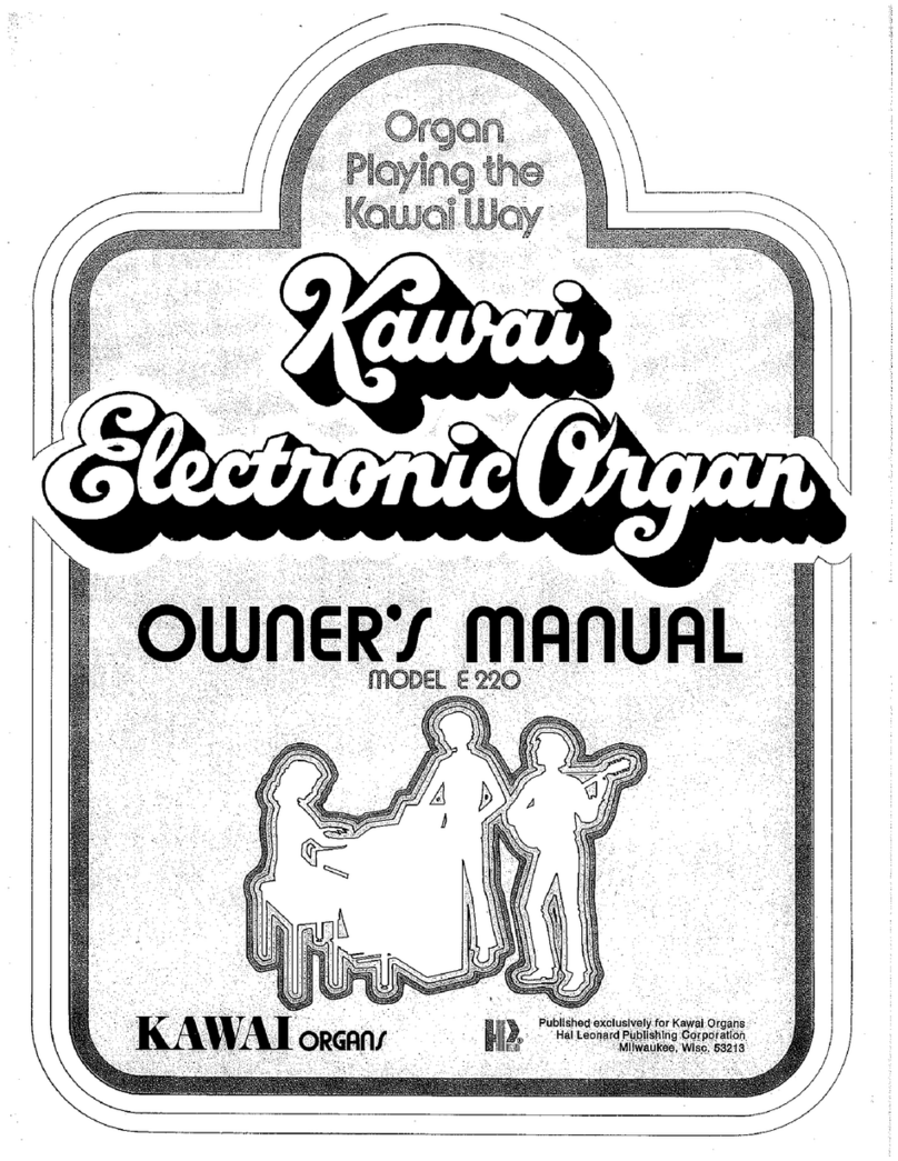 Kawai E 220 Manual de usuario