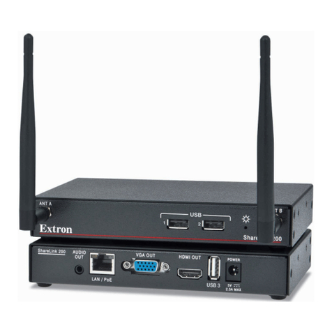 Extron electronics ShareLink 200 Manual de usuario