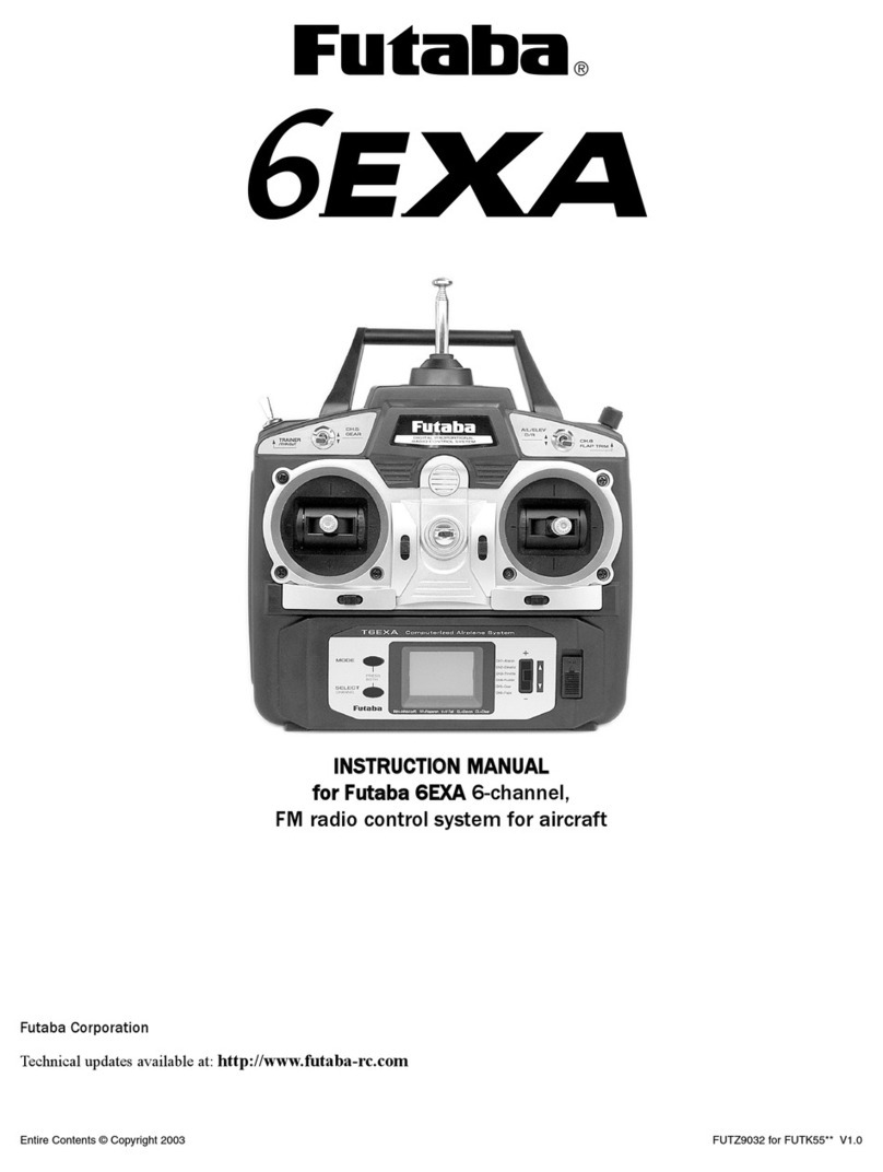 FUTABA 6EXA Manual de usuario FUTABA 6EXA Manual de usuario