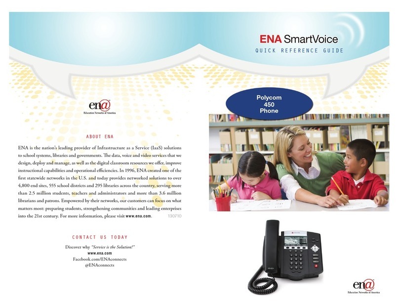 ENA Polycom 450 Manual de usuario