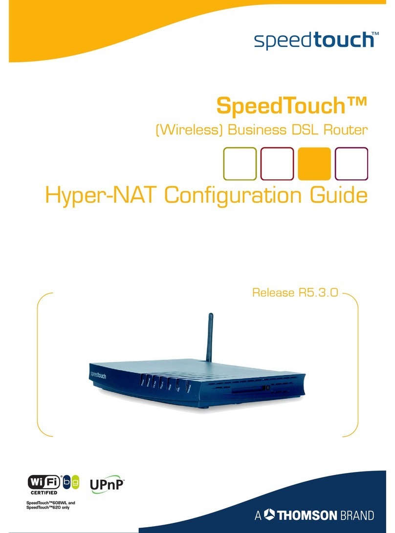 THOMSON SpeedTouch Manual de usuario