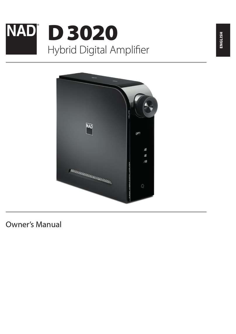 NAD D 3020 Manual de usuario