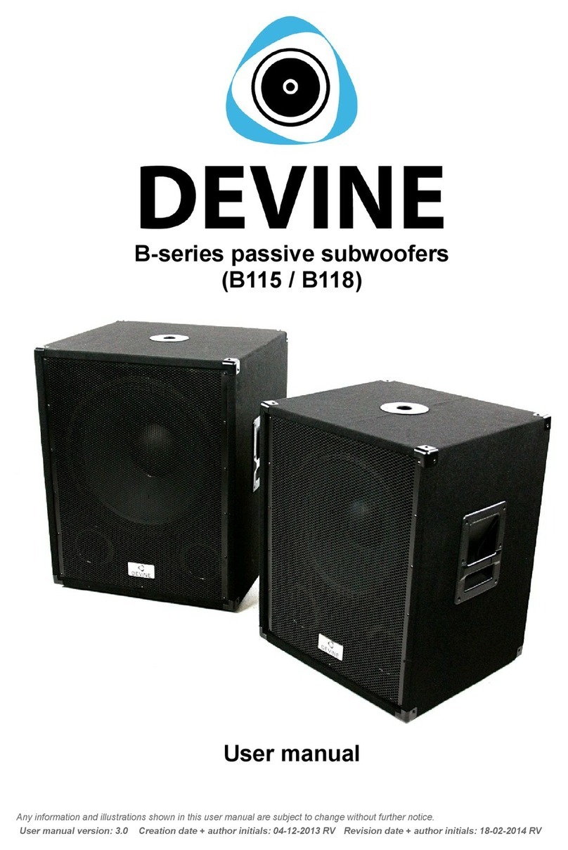 Devine B115 Manual de usuario