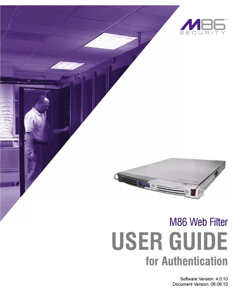 M86 Security M86 Web Filter Manual de usuario