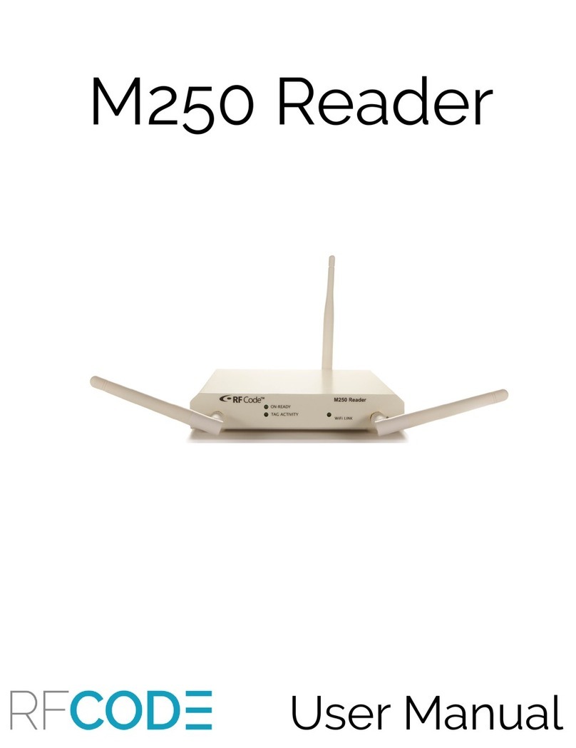 RF Code M250 Reader Manual de usuario