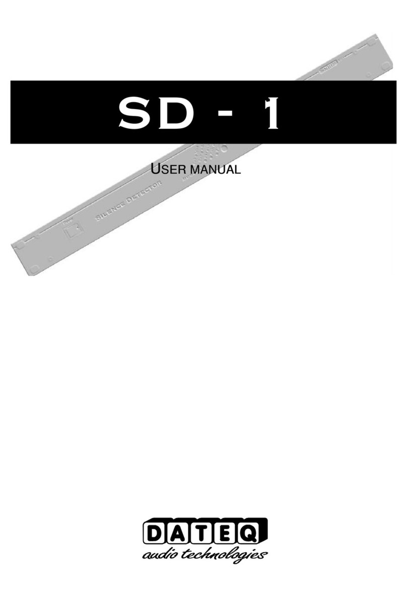 Dateq SD-1 Manual de usuario