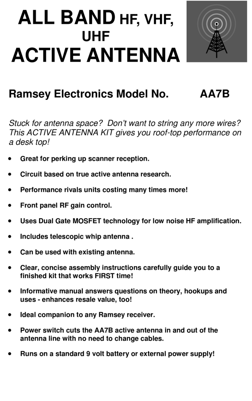 Ramsey Electronics AA7B Manual de usuario