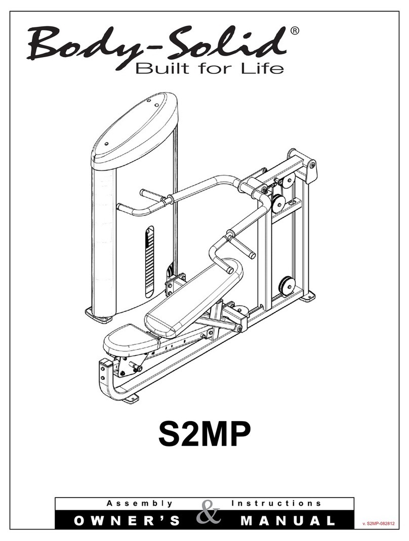 Body Solid S2MP Manual de usuario