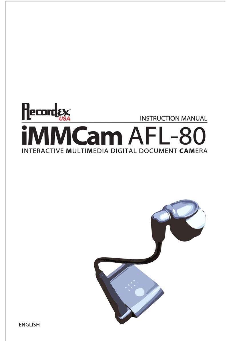 Recordex iMMCam AFL-80 Manual de usuario