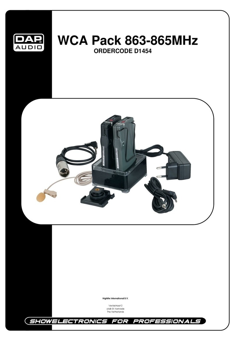 DAPAudio WCA Pack Manual de usuario