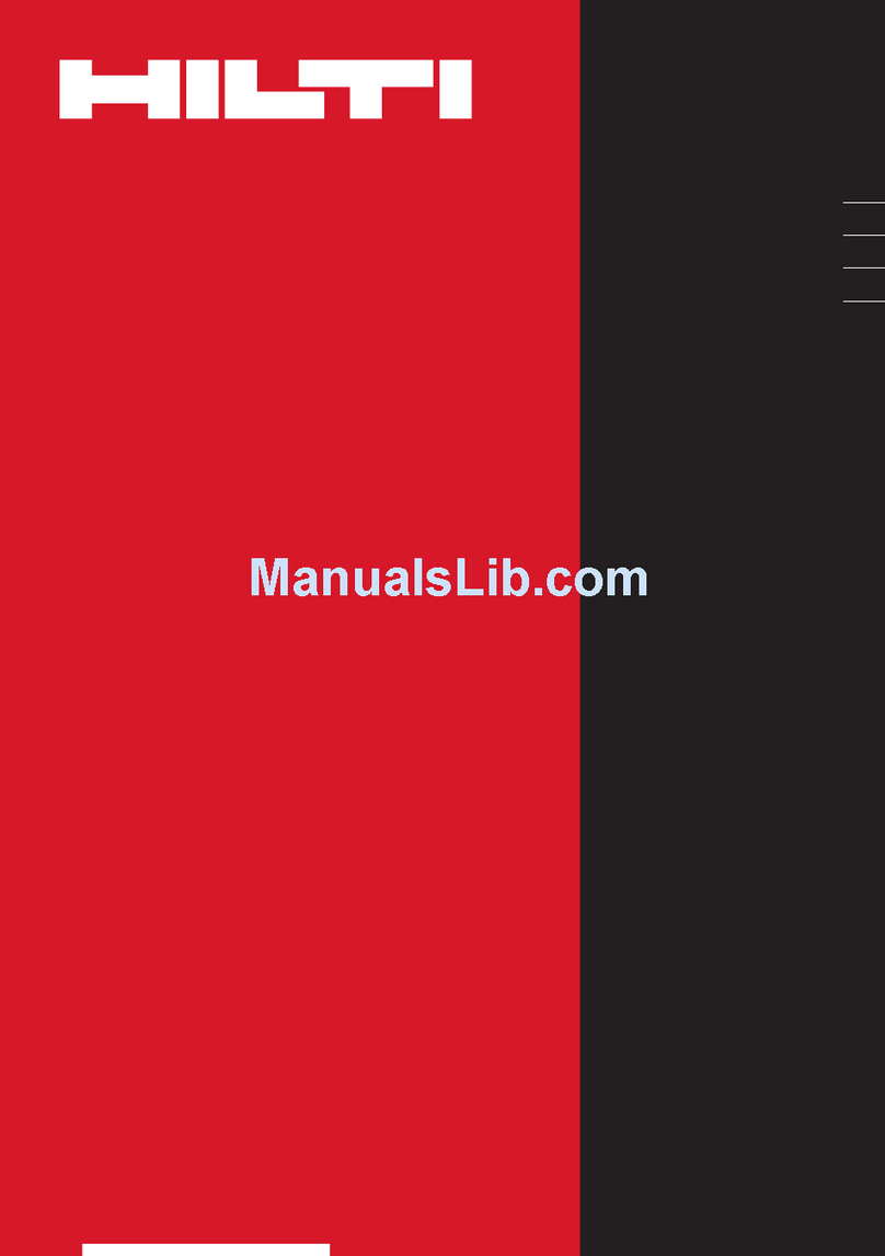 Hilti PSA100 Manual de usuario
