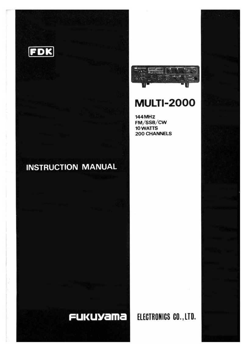 Fukuyama Multi-2000 Manual de usuario