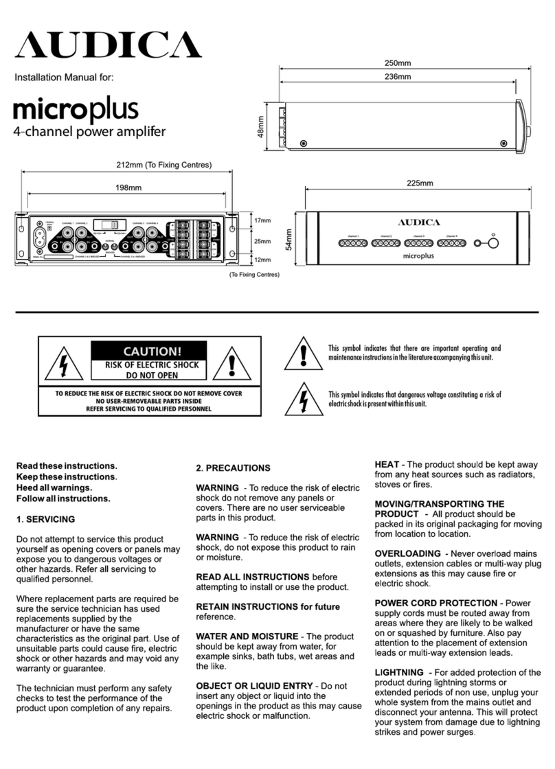 Audica microplus Manual de usuario