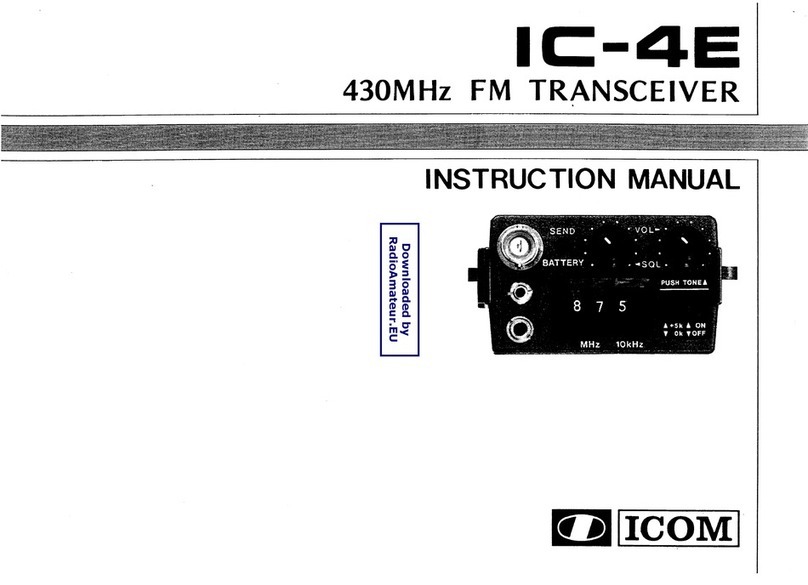 Icom IC-4E Manual de usuario