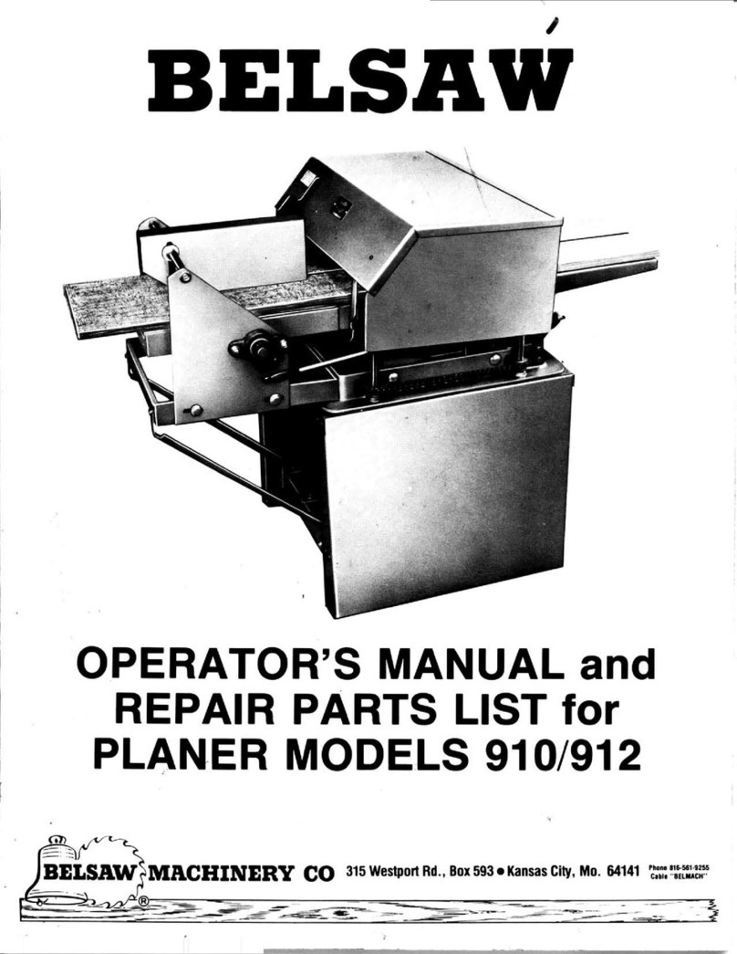 Belsaw 910 Manual de uso y cuidado
