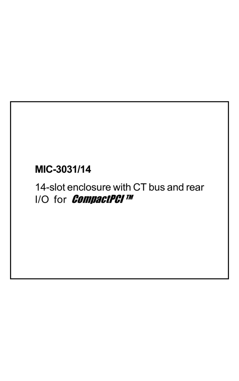 Advantech CompactPCI MIC-3031/14 Manual de usuario
