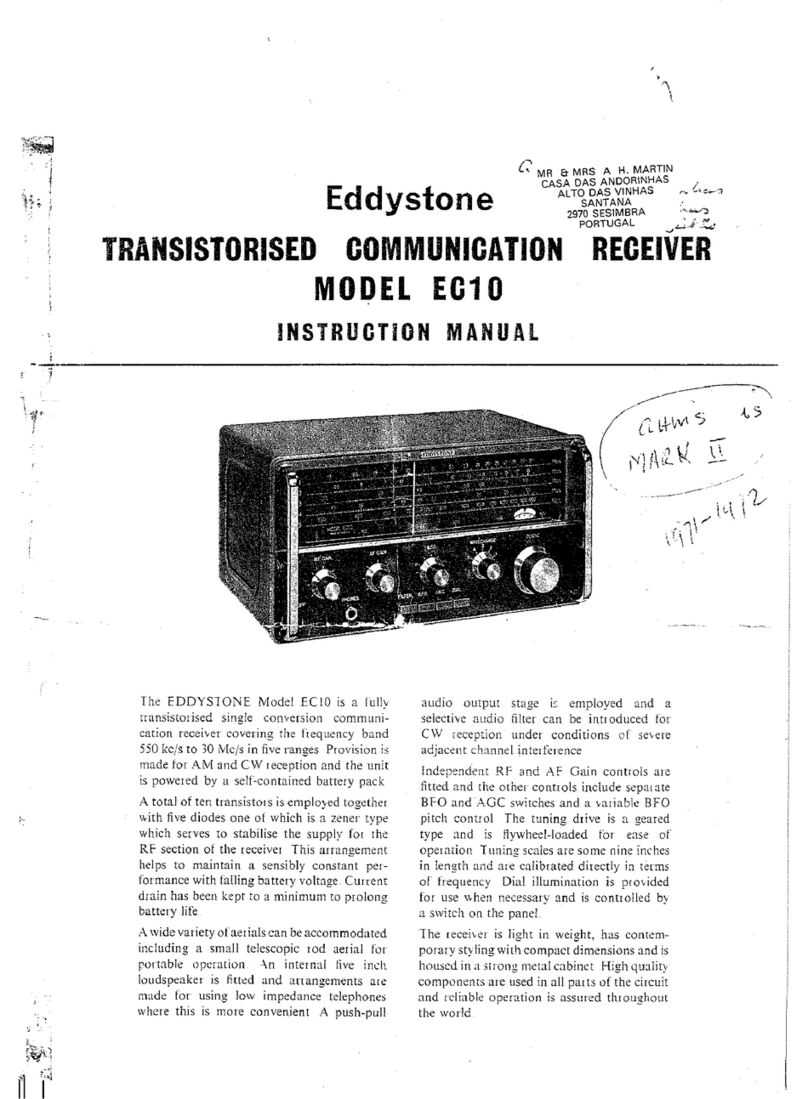 Eddystone EC10 Manual de usuario Eddystone EC10 Manual de usuario