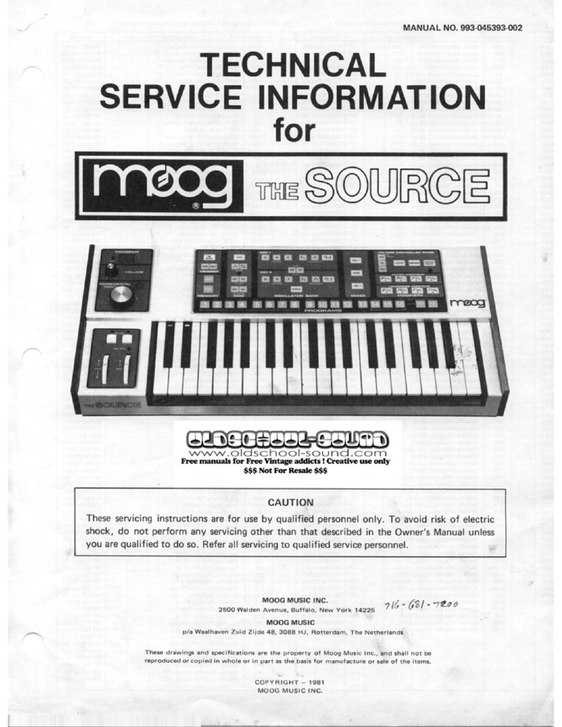 Moog THE SOURCE Instrucciones de funcionamiento e instalación