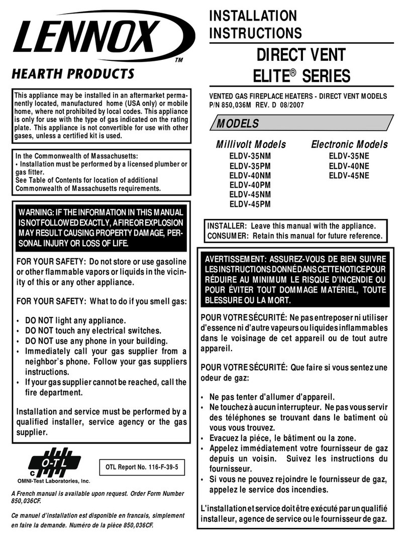 Lennox Elite ELDV-45NE Manual de usuario