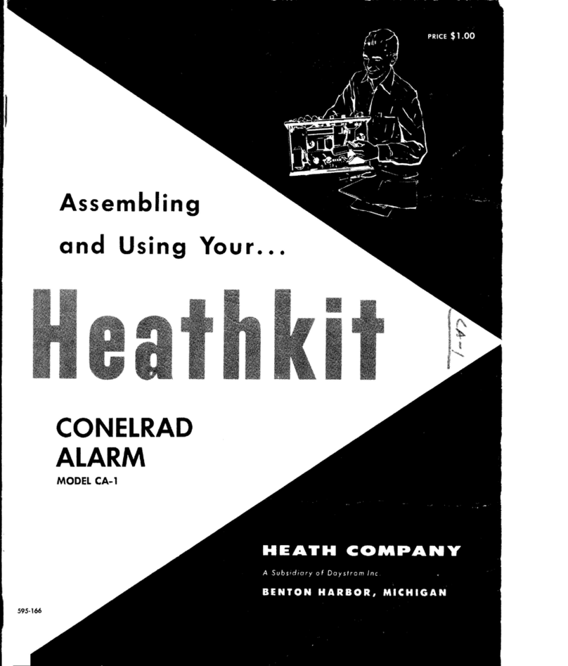 Heath CA-1 Instrucciones de instalación Heath CA-1 Instrucciones de instalación