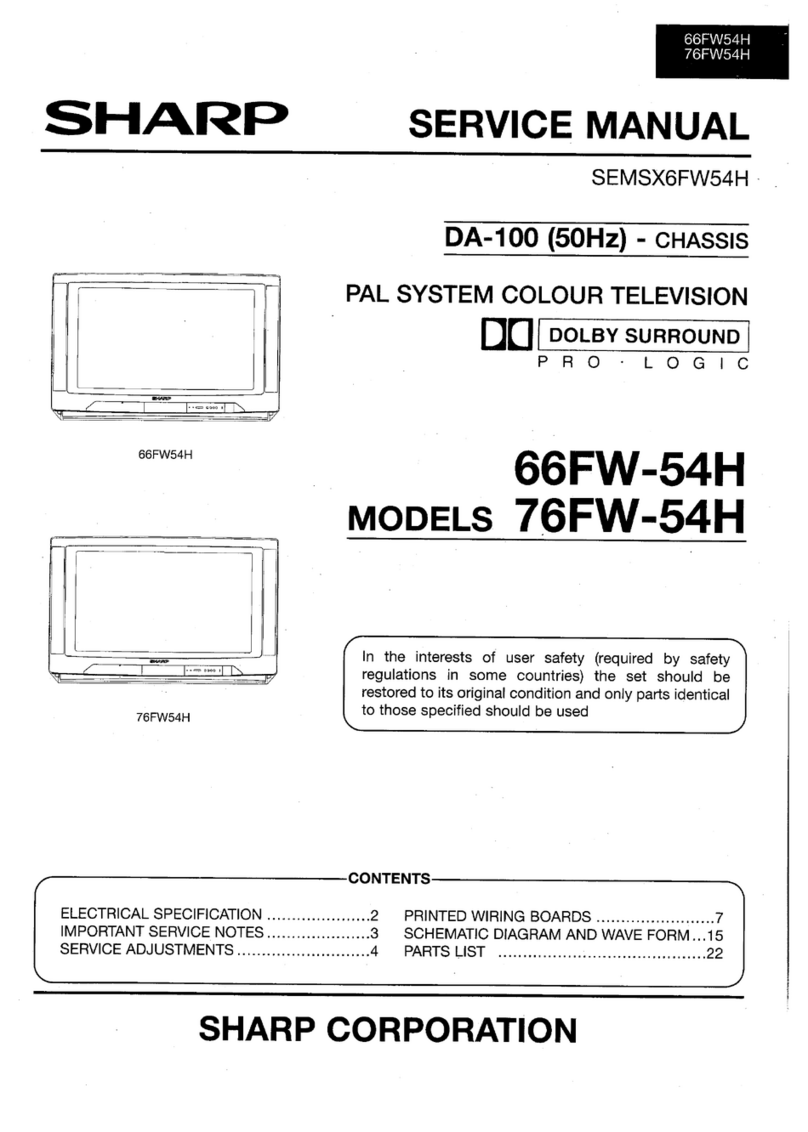 Sharp 66FW-54H Manual de usuario
