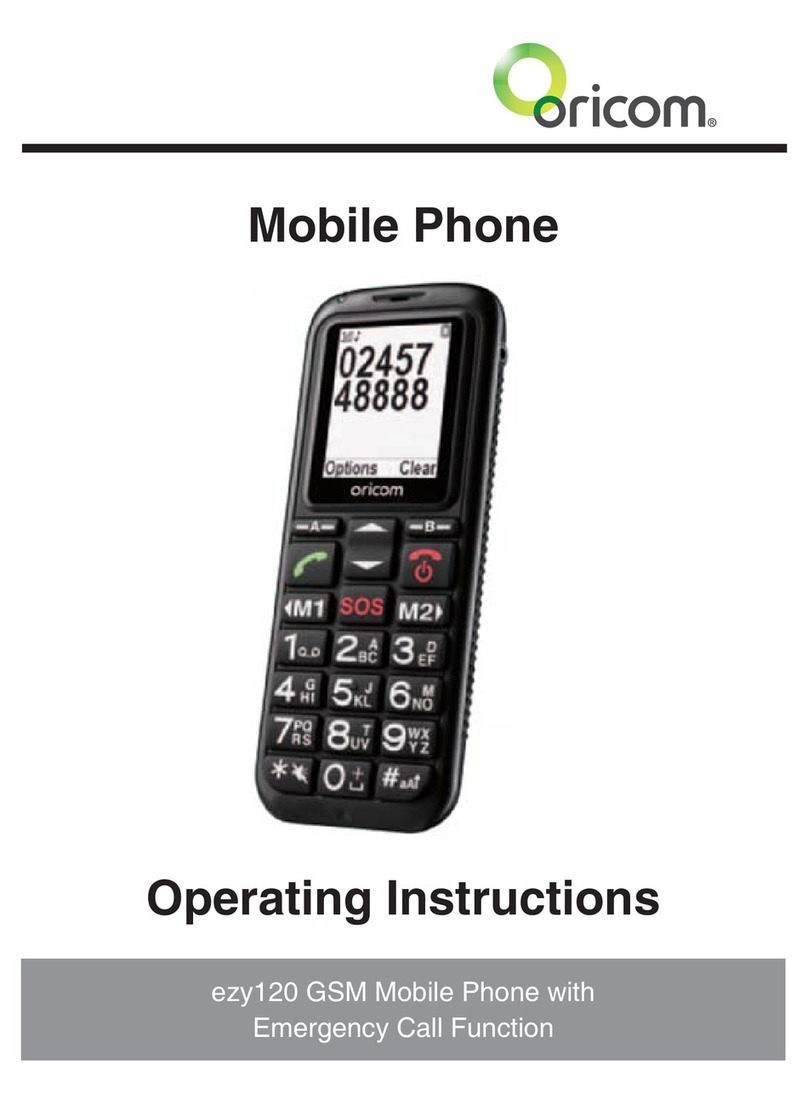 Oricom EZY120 Manual de usuario